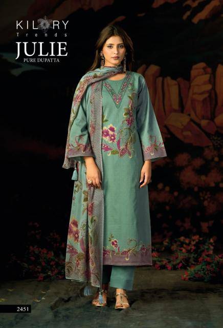 Kilory julie Designer dress material wholesale in Mumbai